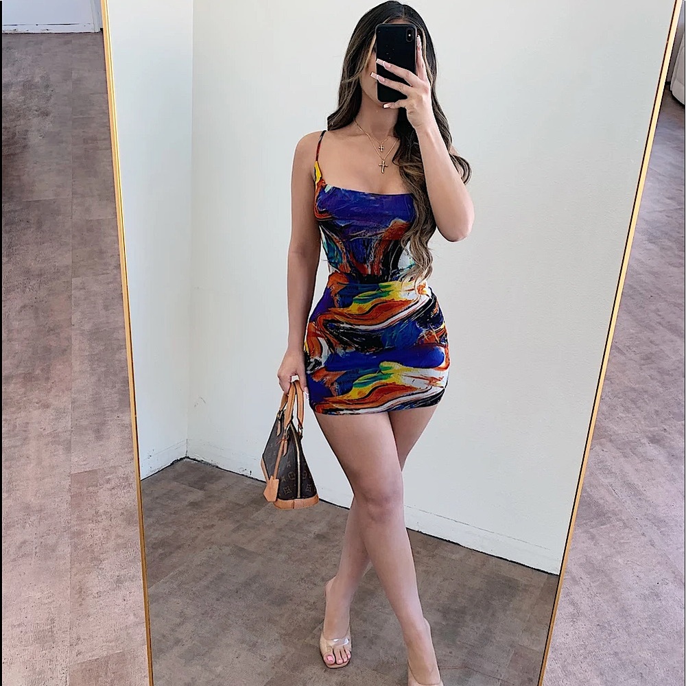 Mesh Multicolor Dress